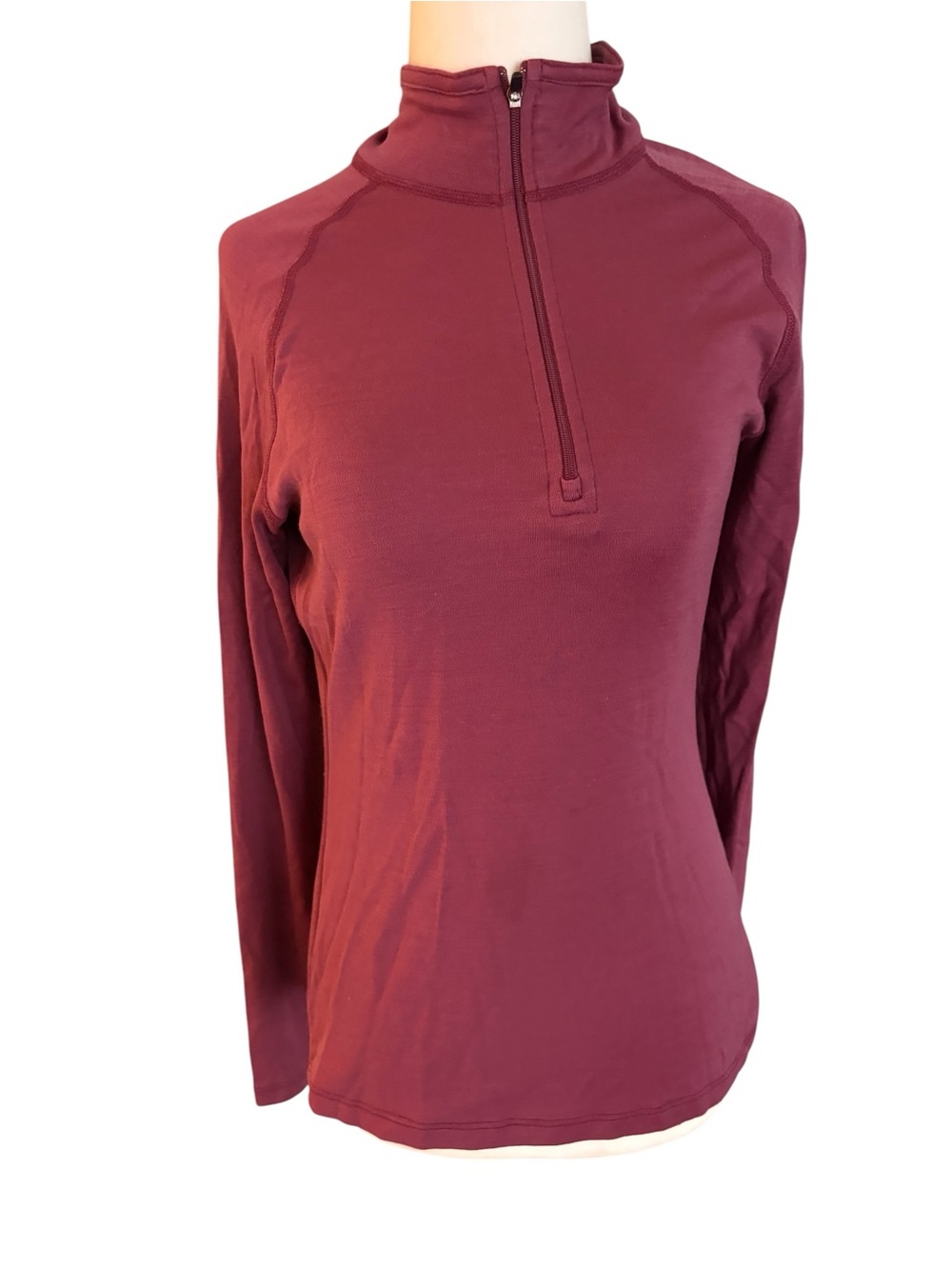Ibex Merino wool long sleeve 1/4 zip